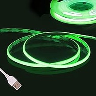 Vegetable COB LED Strip Light,Fosingut 5V 3m USB TV Backlight,480LEDs/m CRI90+ 2.7mm Super Bright Fl