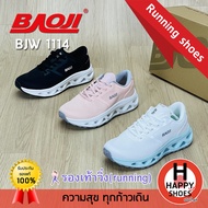 [🥇บาโอจิแท้100%🔢ไซส์37-41🆓ฟรี...ถุงเท้า 1 คู่] BAOJI รุ่น BJW1114 รองเท้าวิ่งหญิง running รองเท้าผ้า