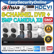 DAHUA 8-CHANNEL 5MP 5M-N Full HD 1080P CCTV 5.0MP 8CH DVR Camera Package Set P2P View on phone suppo