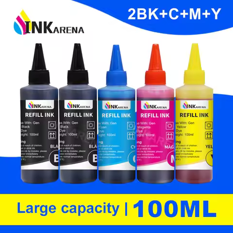 100ml Refill Dye ink kit for HP 903 904 905 Ink Cartridge Ciss for HP OfficeJet 6950 6956 For HP Off