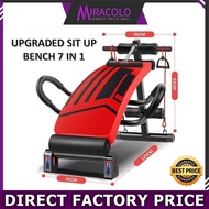 MIRA Upgraded Sit Up Bench Home Gym Fitness Machine ABS Six Pack Large Handrail Multifunctional Trai