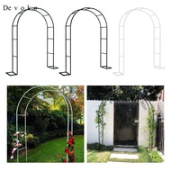 Devoko Outdoor Arbor Pergola Wedding Arch Garden Arbor Climbing Plant Flower Stand Garden Arch for E