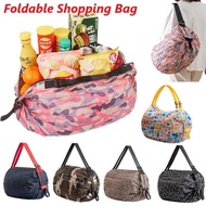 ∈ Waterproof Foldable Big Capacity Shopping Bag Travel Grocery Tote Bags Recycle Portable Reusable Sling Bag Fashion Shoulder Foldable Bag Handy Shopping Bag Tote Bag