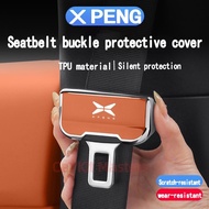ＸPENG G3 G6 G9 X9 Car Safety Belt Buckle Protector Cover TPU material Anti Scratch Car Accessories S