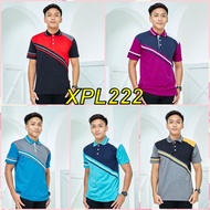 XS-7XL PLUS SIZE XPL222 Tshirt Lelaki berkolar Baju lelaki Odeen Colourblock/Tshirt raya/Tshirt Suka