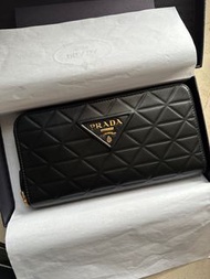 Prada wallet長銀包菱格 成田機場購入正品