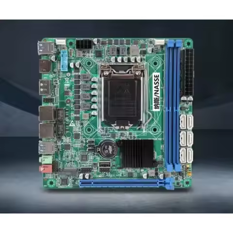 Z270 Black Synology NAS Soft Router, Split Storage ITX Computer Motherboard Supports 6-9Th Generatio