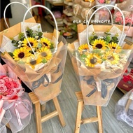 Plastic bags, H bags, 2 bags, transparent bags for wax flowers, fresh flowers, gifts, H3 H4 H5 H6 ba