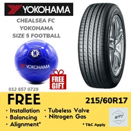 215/60R17 YOKOHAMA BLUEARTH RV-02 (INSTALLATION) MADE IN JAPAN NEW TYRE TAYAR