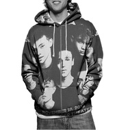 Fullprint Zipper Hoodie Jacket 8 Letters Tour Asia 2019 Why Don't We Polyester Jersey Material [Hood