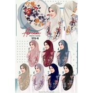 Tudung SARUNG @ARIANI printed + batu 🧕(#5) cepat siap