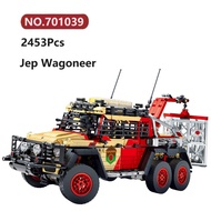 ✨JEP Wagoneer 1:14 Technic Building Blocks 2453 Pcs SEMBO Block Car Bricks Toy Set