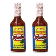 El Yucateco Chile Habanero Hot Sauce Bottle Red, 240ML (Pack of 2)