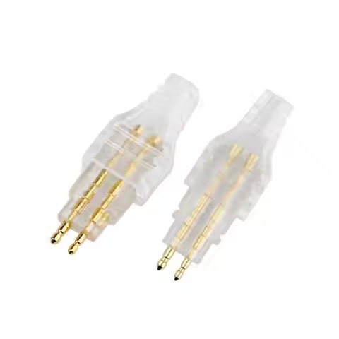2Pcs Earphone Cable Pin Plug Connector for HD650 HD600 HD580 HD25