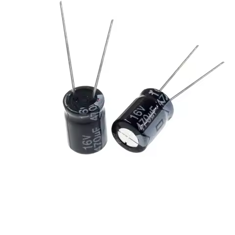 50pcs 470uF 16V 470MFD 16Volt 8*7mm Aluminum Electrolytic Capacitor Radial 470mf16v 470uf16v 16v470m
