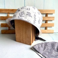 夏日清爽雙面頭巾帽 醫療帽手術帽料理帽 化療帽 烘焙帽 工作帽