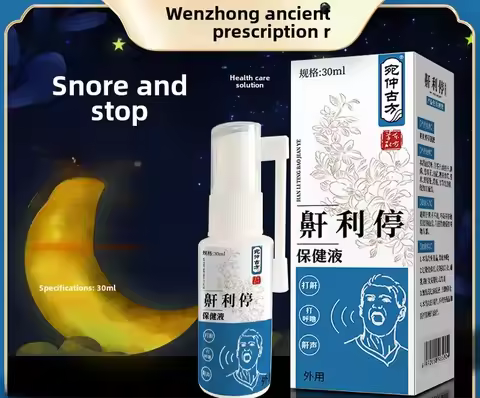 Pure natural herbal anti snoring nasal spray - natural formula spray to improve breathing comfort at