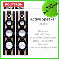 Free* Ongkir Speaker Aktif Polytron Pas 69 Salon Bluetooth Speker