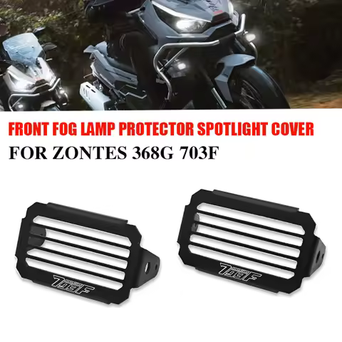 Motorcycle LED Fog Light Protector For ZONTES 368G 368 G ZT368G ZT 368 703F ZT703F ZT 703F Foglight 