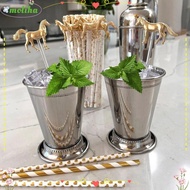 MOLIHA Horse Straw Decoration, Horse Shape Drink Tool Drink Stirrers, Gifts Metal Horse Stirrer Water Cup Accessories Metal Horse Straw