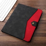 GMO特價iPad Air 5 4代10.9吋iPad Pro 11吋復古磨砂拼色插卡皮套翻蓋手托保護套殼紅色防摔套殼