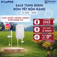 [MỚI] Máy nước nóng trực tiếp Electrolux có bơm trợ lực EWE451QB-W4 - Giao lắp 0Đ