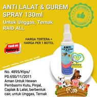 Original Anti Lalat & Gurem Spray isi 130 ml Raid All Obat Semprot Untuk Membasmi Lalat, gurem, kutu