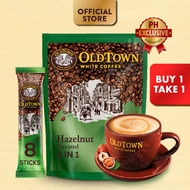 [B1T1] OLDTOWN Hazelnut Flavoured Instant 3in1 Premix White Coffee, 8 sticks