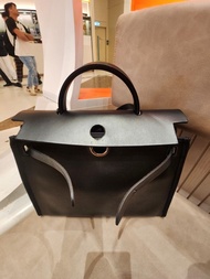 Hermes Herbag 31 黑銀防水料