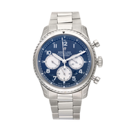 Breitling Navitimer Reference AB0117, a stainless steel automatic wristwatch with date and chronograph
