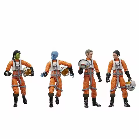 Hasbro Star Wars TVC X-wing Pilot X-wing Fighter Pilot 4-person Set 3.75-inch Movable Model toys