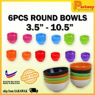 [EAST MSIA] Sweet Home Round Bowl Plastic / Mangkuk Plastik 3.5"/ 4.5"/ 5"/ 5.5"/ 6"/ 7"/ 9.5"/ 10.5