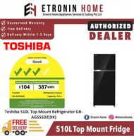 Toshiba 510L Top Mount Refrigerator GR-AG55SDZ(XK)