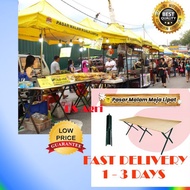 1 inch Kaki Meja Lipat Pasar Malam/Foldable-Rack /3 pcs Plywood