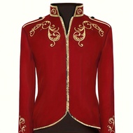 Áo khoác thời trang Halloween mới cho nam, Áo gió thể thao Palace Prince thêu vàng