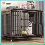 Dog Cage Square Tube Pet Cage for Dog Large Size Dog House Pet Cage Square Tube Large Dog Cat Cage with Poop Tray