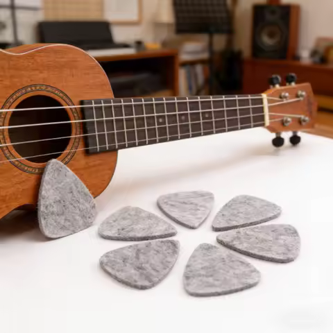 New Guitar Pick Ukulele Pick Thickness 3mm Material Felt Exclusive Ukelele Picks for Stringed Instru