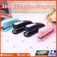 KW-Trio 360 Rotation Heavy Duty Stapler 24/6 Staples Effortless Long Paper Swivel Stapler 5360R cut