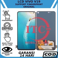 LCD TOUCHSCREEN VIVO V19 SUPPORT FINGERPRINT ORIGINAL FREE WARRANTY LCD GLUE