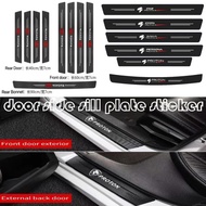 [4pcs/set]Car Door Sill Strip Anti Scratch Side Door Step Protector Sticker PROTON Saga X70 Persona X50 Iriz Exora Preve