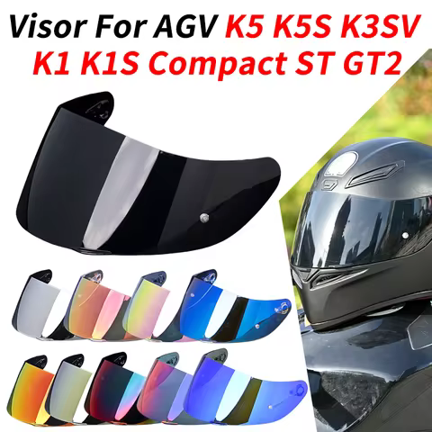 For AGV K5 K5S K5-S K3SV K1 K1S Compact ST Motorcycle Helmet Visor Lens Shield Glasses Full Face Pin
