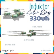 Inductor Axial 330 uH Inductor Color Ring 330 uH 1/ 2 watt 22 uh 22 uH best quality