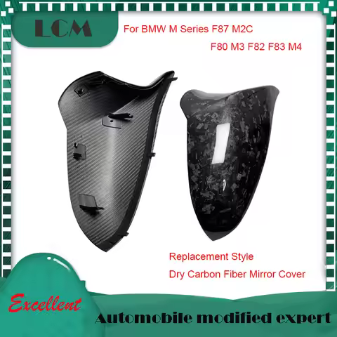 2014-18 Add On/Replacement Dry/Forged/ABS+Carbon Fiber For BMW M3 M4 F80 F82 F83 F87 M2C Side Mirror