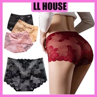 Plus Size Underwear Women Lace Panties Sexy Spender Wanita Seluar Dalam Perempuan 蕾丝 性感 无痕 内裤