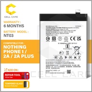 Battery For CMF NOTHING PHONE 1 / NOTHING PHONE 2A / NOTHING PHONE 2A PLUS ,NT03 | 5000mAh (Bateri)