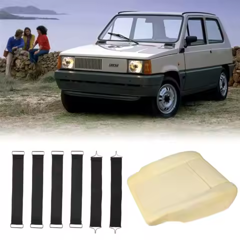 For 1987-2003 Fiat Panda 750 MK1 4x4 1000 Seat Padding PU Filling And 6Pcs Reinforced Straps Seat Re