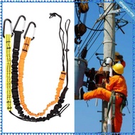 [AhagexaMY] 3 Pieces Tether Lanyard Heavy Duty Tool Lanyard Adjustable Loop End Carabiner Hook Anti 