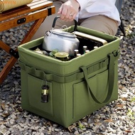 QIRVEN Toolbox, Large Capacity Oxford Cloth Tool Storage Bag, Portable Thickened Multifunctional Fol