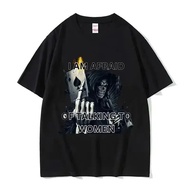 I Am Afraid of Talking To Women T-Shirts Hard Skeleton Meme Men Women Print Tee Cotton T Shirt Overs