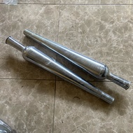 Custom trumpet exhaust coper exhaust